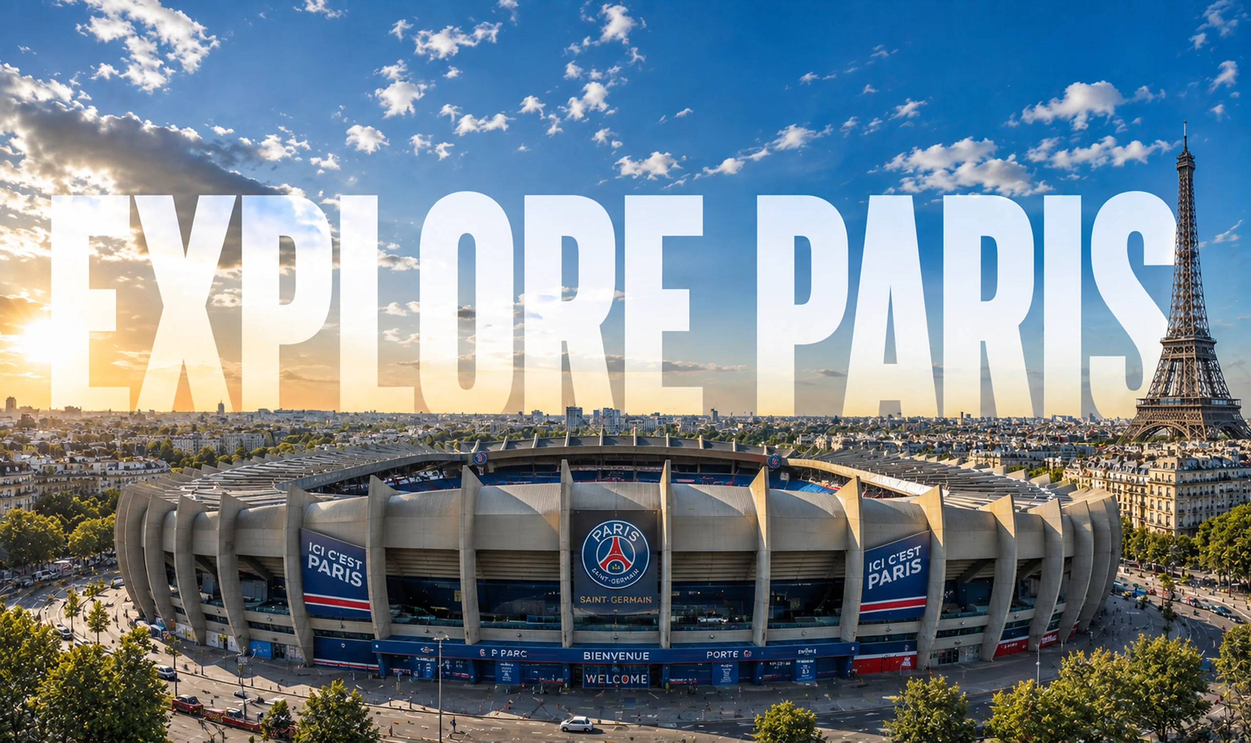 Explore Paris stadium skyline for Cultures Exchange school trips